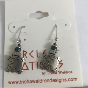 NWT Trisha Waldron Turtle Earrings